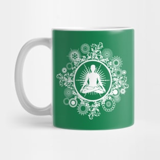 Inner Being - white silhouette Mug